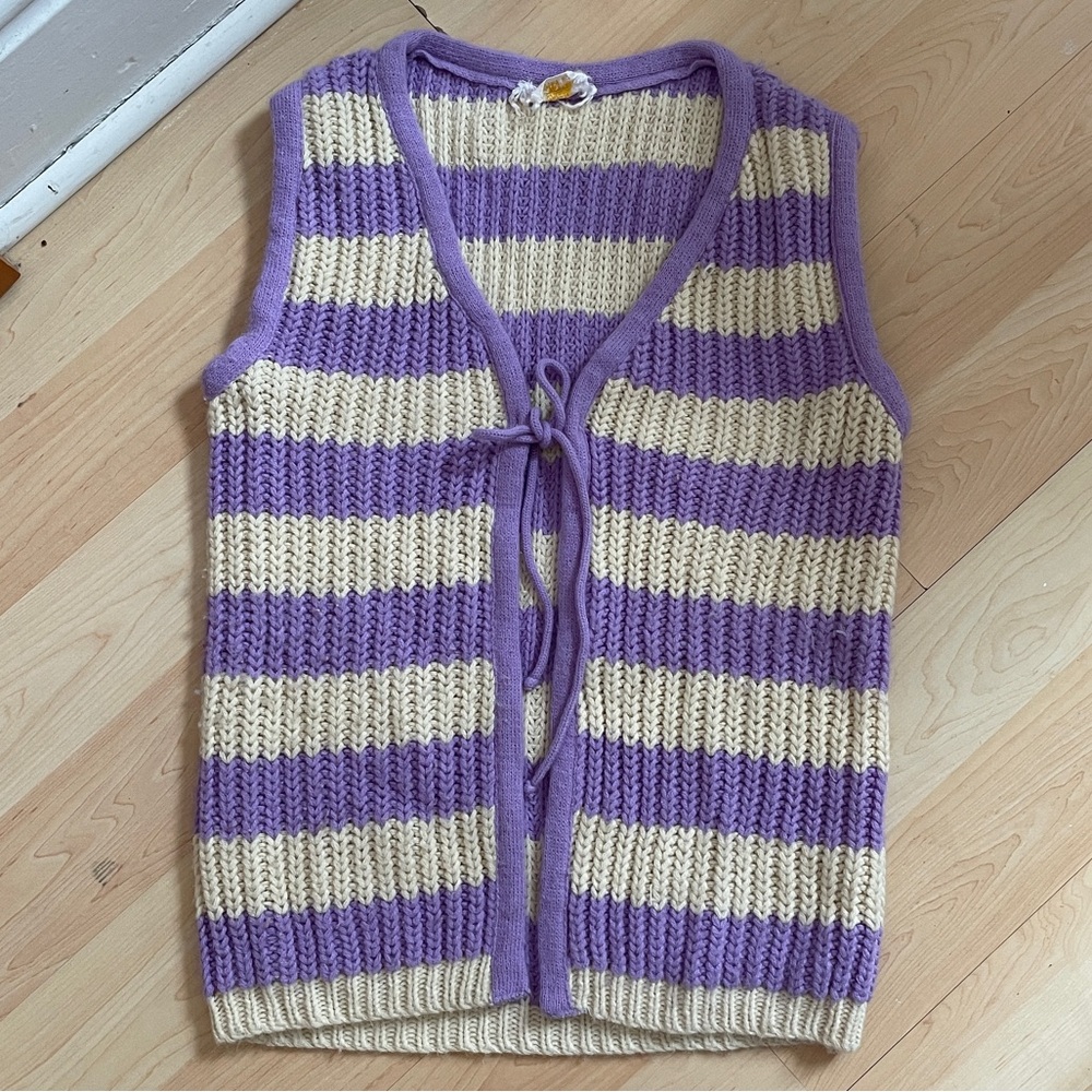 Vintage 1970s Knit Sweater Vest